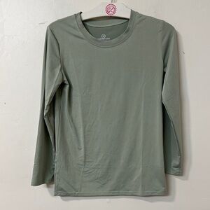 Essentials Kids Long Sleeve Tee - Green